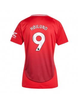 Manchester United Rasmus Hojlund #9 Heimtrikot für Frauen 2024-25 Kurzarm